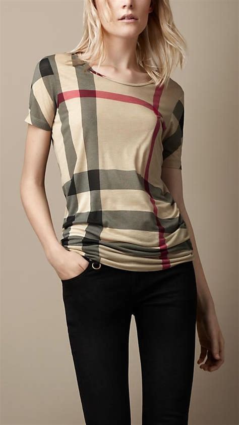 women burberry t shirts|burberry tank tops women's.